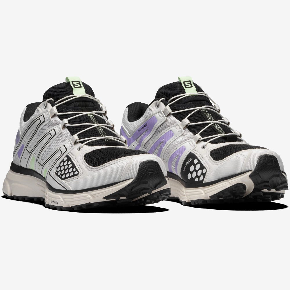 Salomon X-MISSION 3 Sneaker Damen Grün/Lavendel | HYJ-780653