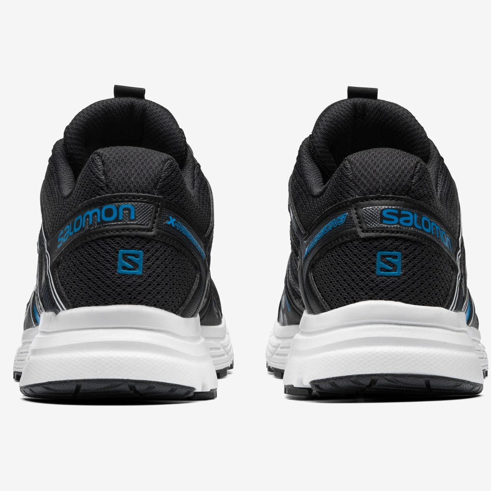 Salomon X-MISSION 3 Sneaker Herren Schwarz/Blau | CWI-036729