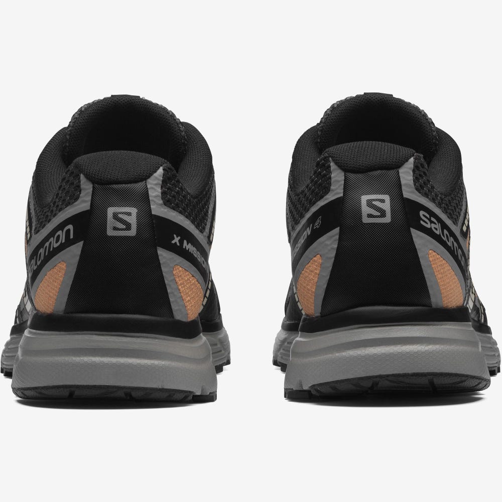 Salomon X-MISSION 4 Sneaker Damen Schwarz/Orange | FJP-037618