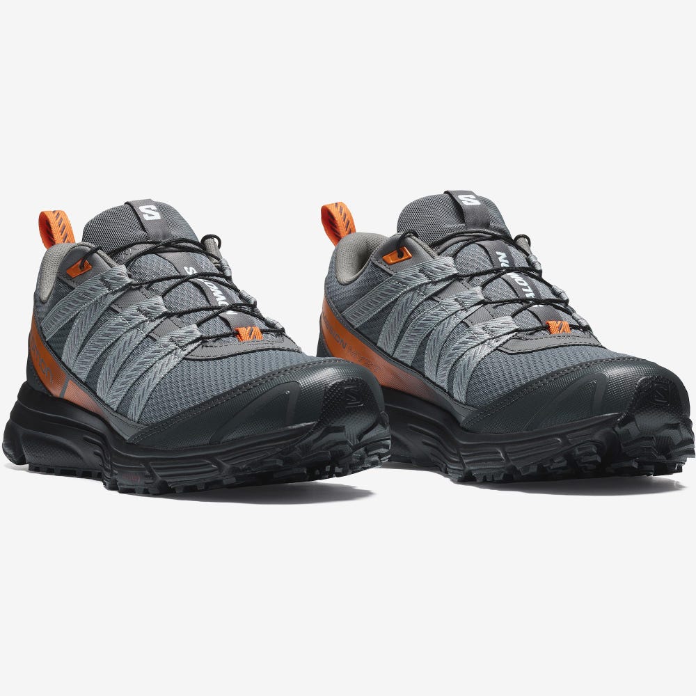 Salomon X-MISSION MYST Sneaker Damen Grau/Orange | BJQ-104629