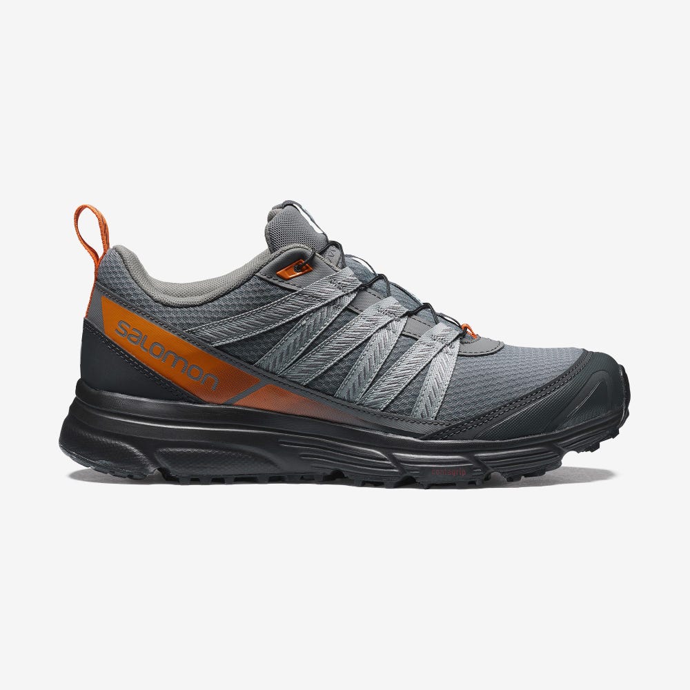 Salomon X-MISSION MYST Sneaker Herren Grau/Orange | SUZ-149036