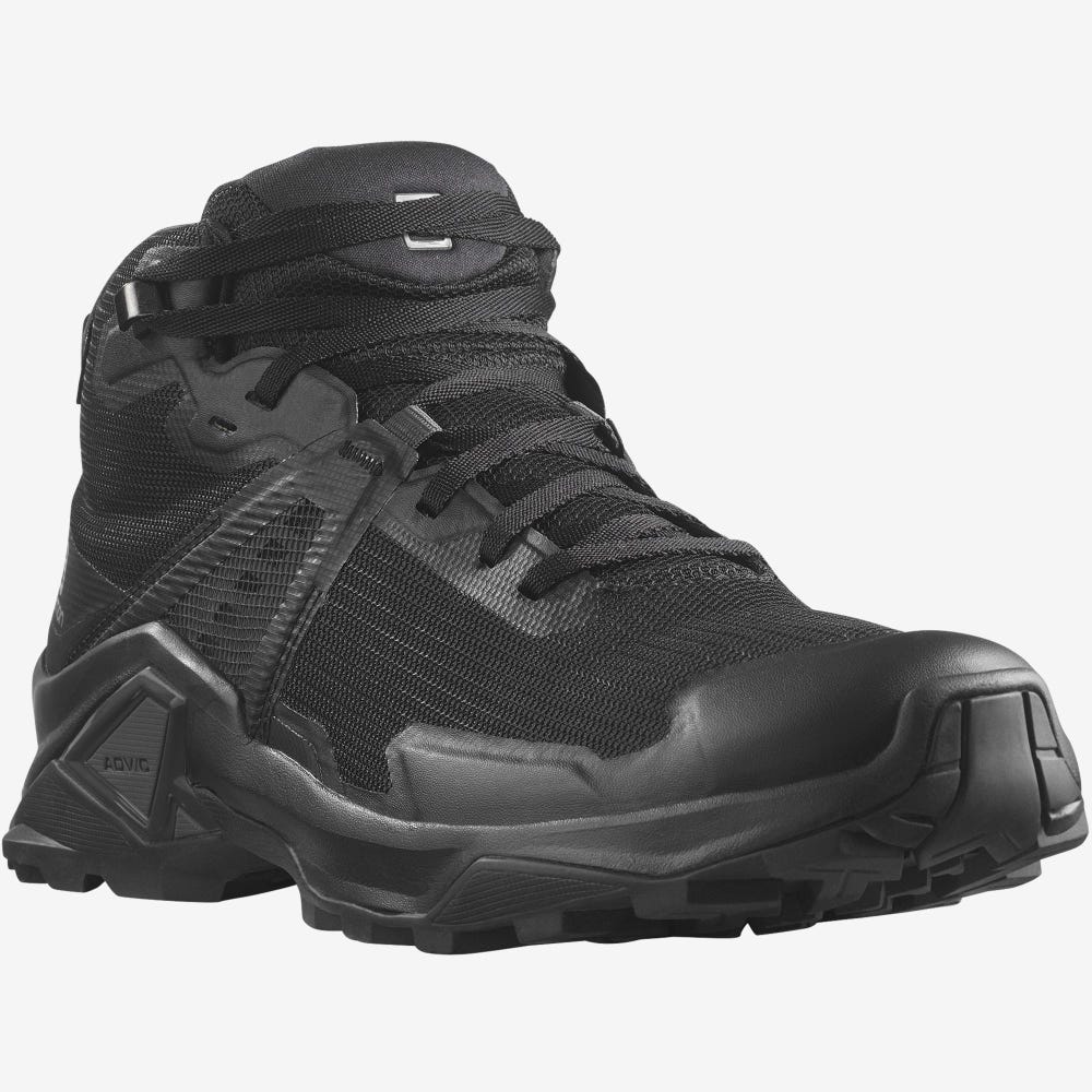 Salomon X RAISE 2 MID GORE-TEX Wanderschuhe Herren Schwarz | CEG-813472