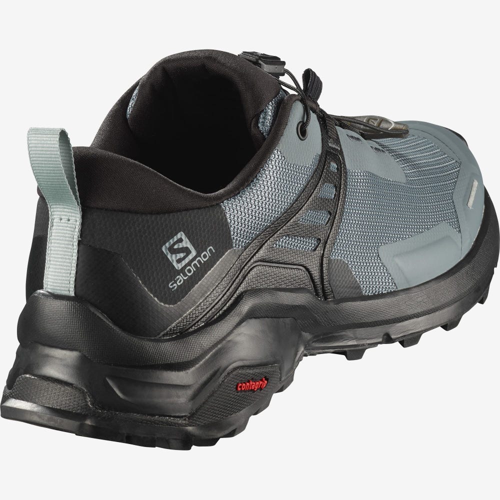 Salomon X RAISE Wanderschuhe Damen Grau/Schwarz | XGE-236419