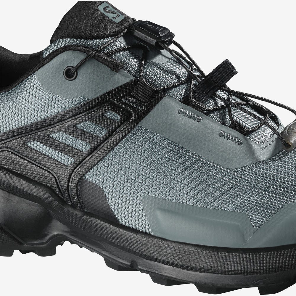 Salomon X RAISE Wanderschuhe Damen Grau/Schwarz | XGE-236419