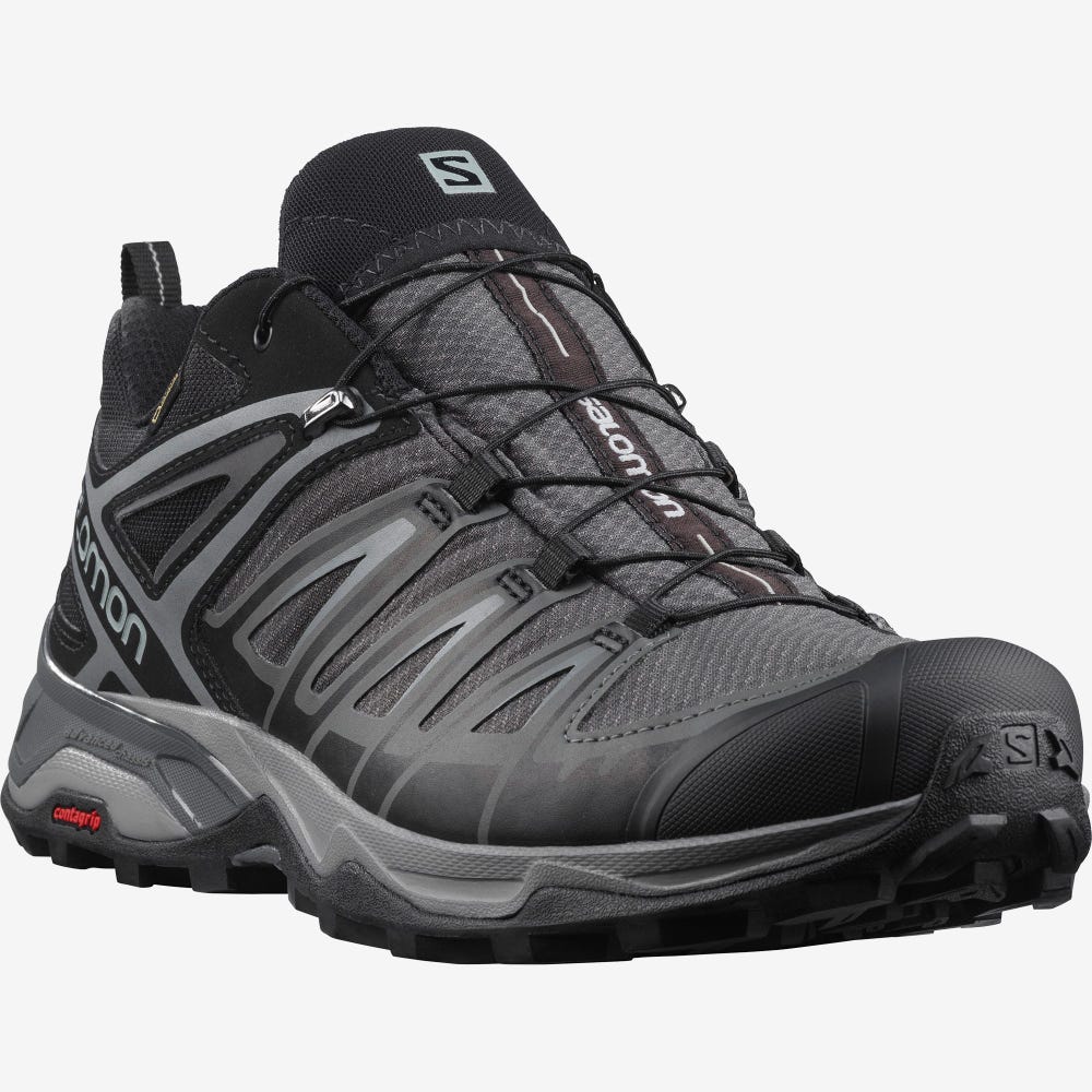 Salomon X ULTRA 3 GORE-TEX Wanderschuhe Herren Schwarz | NXM-159248