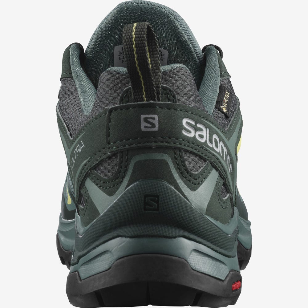 Salomon X ULTRA 3 GORE-TEX Wanderschuhe Damen HellGrün | TAI-239785