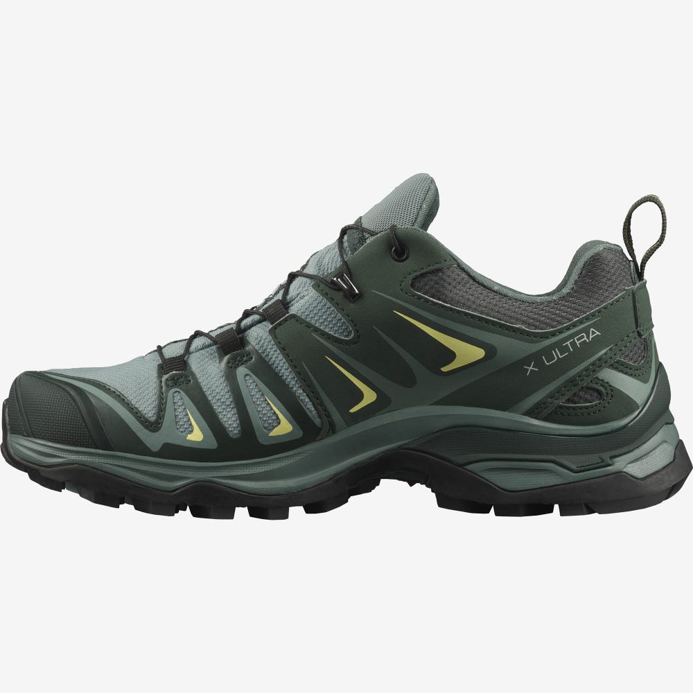 Salomon X ULTRA 3 GORE-TEX Wanderschuhe Damen HellGrün | TAI-239785