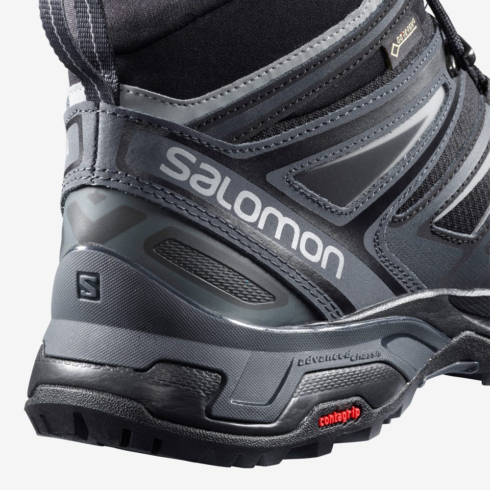 Salomon X ULTRA 3 MID GORE-TEX Wanderschuhe Herren Schwarz | NHB-859310