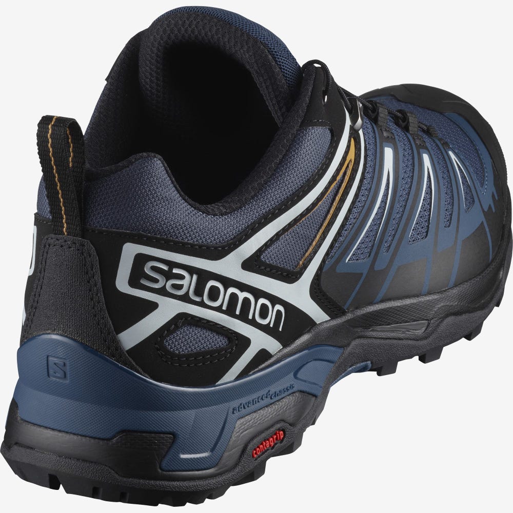 Salomon X ULTRA 3 Wanderschuhe Herren Navy/Schwarz | VCI-470361