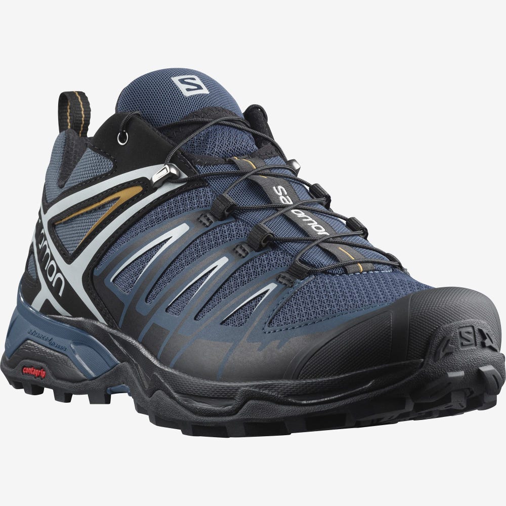 Salomon X ULTRA 3 Wanderschuhe Herren Navy/Schwarz | VCI-470361