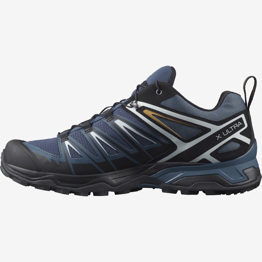 Salomon X ULTRA 3 Wanderschuhe Herren Navy/Schwarz | VCI-470361