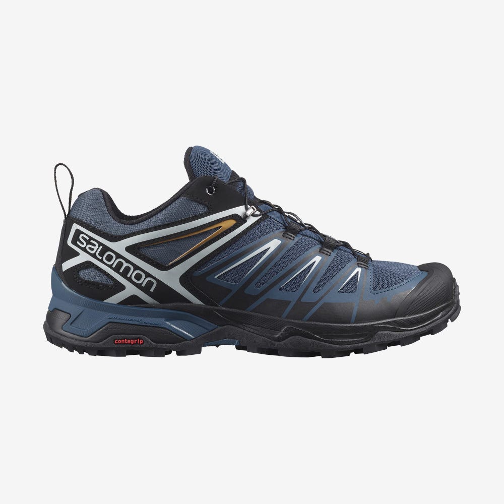 Salomon X ULTRA 3 Wanderschuhe Herren Navy/Schwarz | VCI-470361