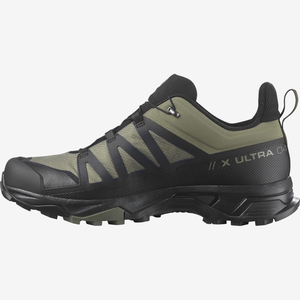 Salomon X ULTRA 4 GORE-TEX Wanderschuhe Herren Tiefes Grün/Schwarz/Olivgrün | DMZ-715048