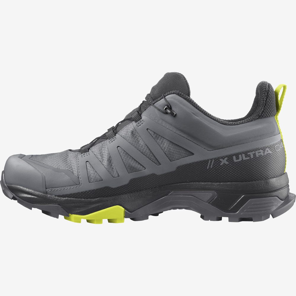 Salomon X ULTRA 4 GORE-TEX Wanderschuhe Herren Grau/Schwarz | LBT-071894