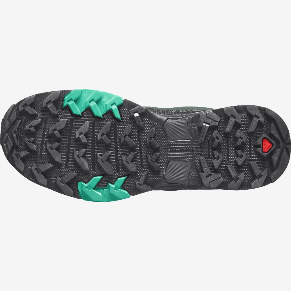 Salomon X ULTRA 4 GORE-TEX Wanderschuhe Damen Grün/Schwarz/Mintfarben | SYI-938261