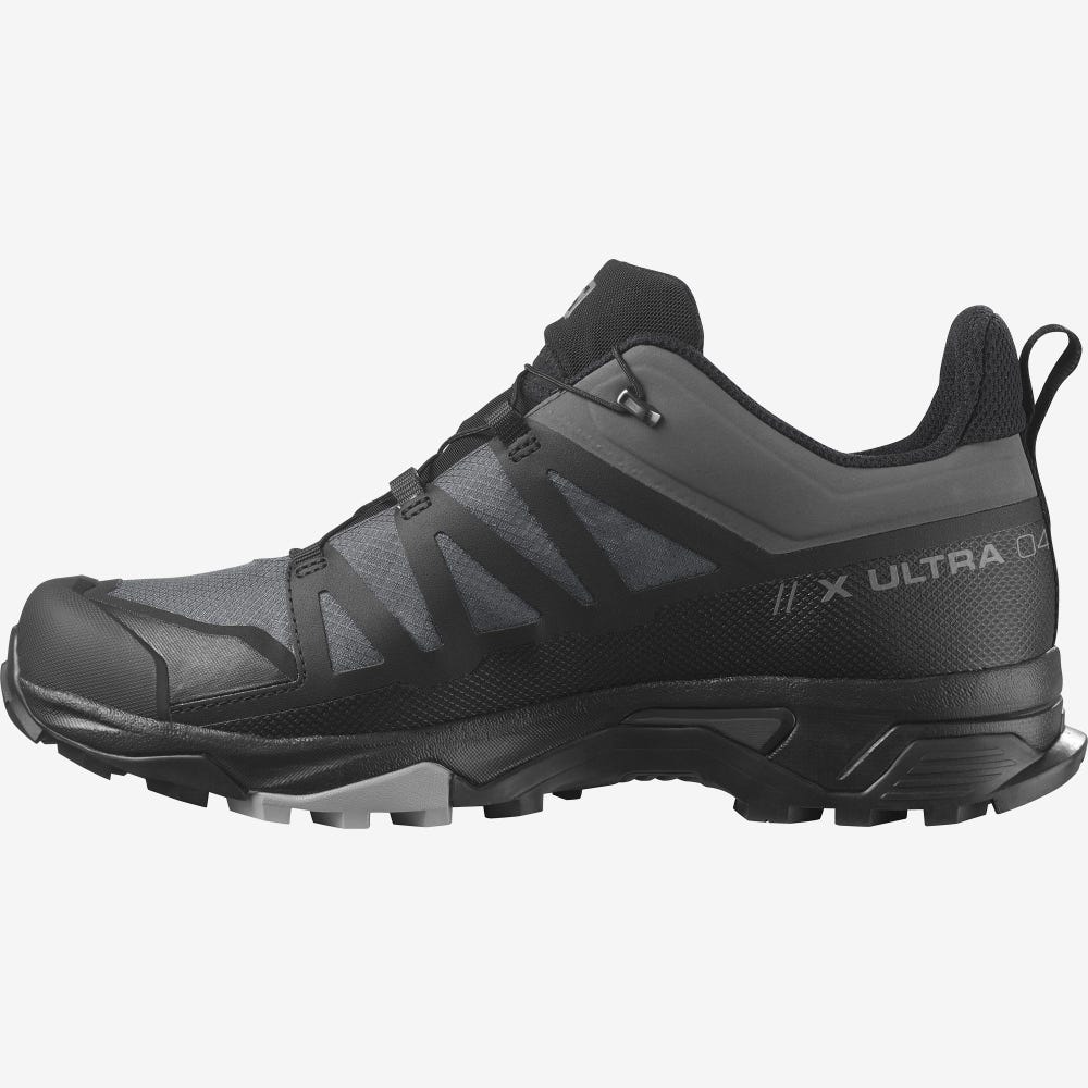 Salomon X ULTRA 4 GORE-TEX Wanderschuhe Herren Grau/Schwarz | ZLV-530498