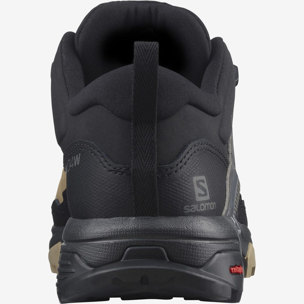 Salomon X ULTRA 4 LEATHER GORE-TEX Wanderschuhe Damen Braun/Schwarz | SEF-235910