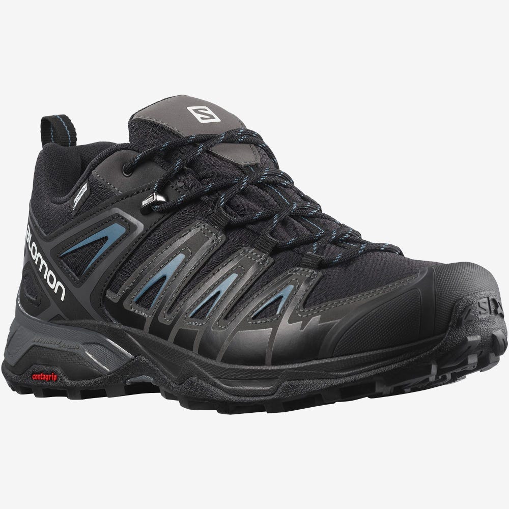 Salomon X ULTRA PIONEER CLIMASALOMON™ WATERPROOF Wanderschuhe Herren Schwarz | LJV-831652