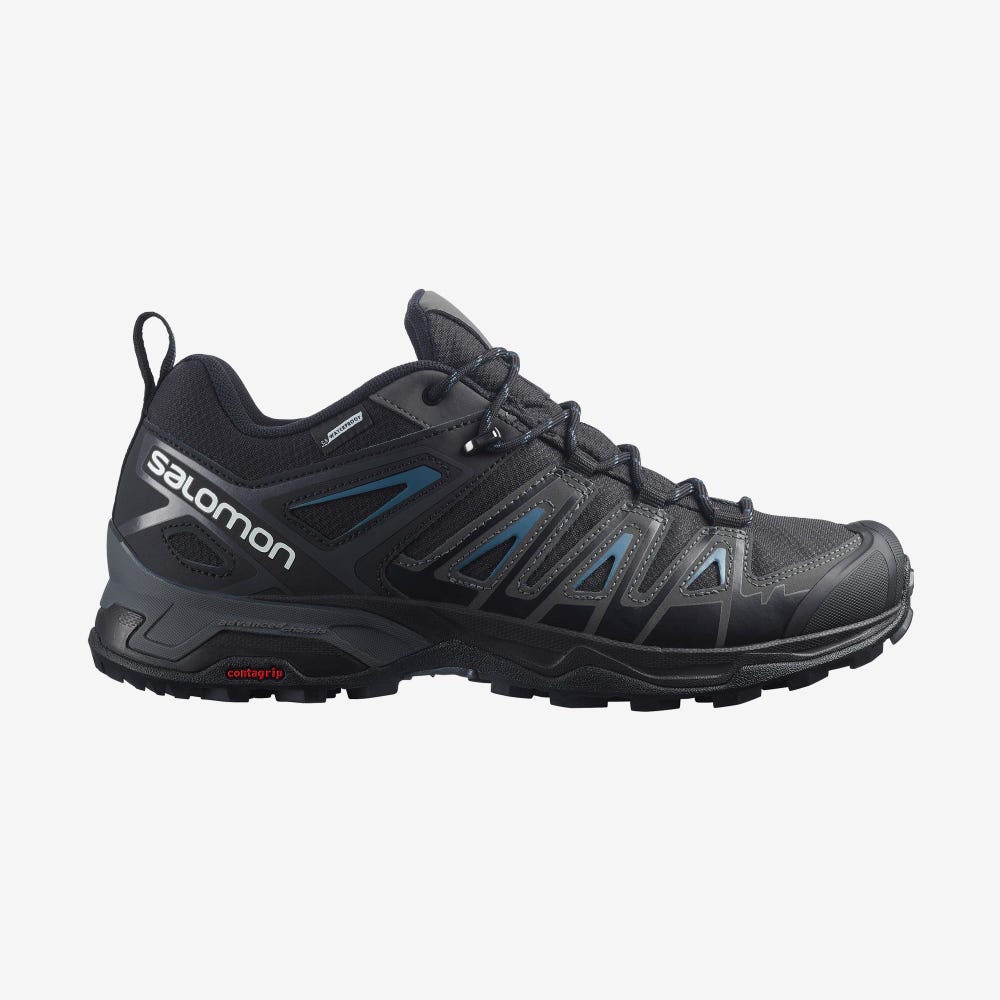 Salomon X ULTRA PIONEER CLIMASALOMON™ WATERPROOF Wanderschuhe Herren Schwarz | LJV-831652