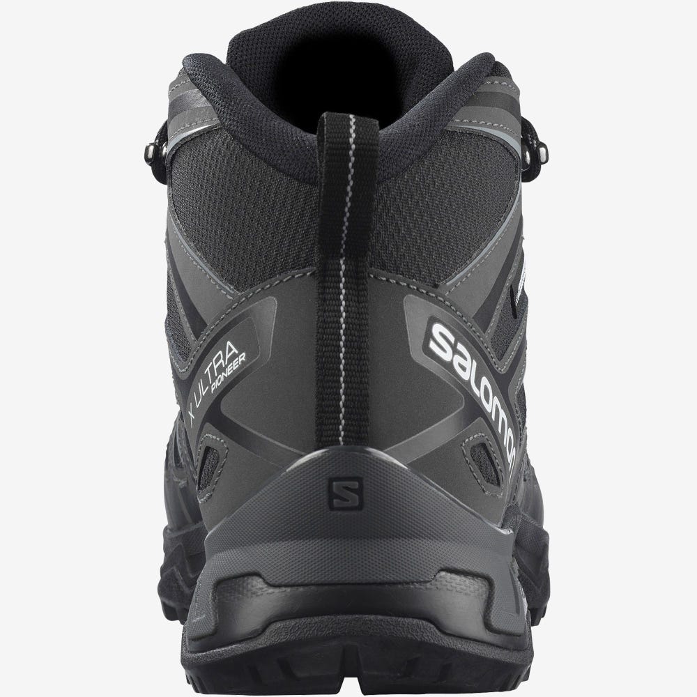 Salomon X ULTRA PIONEER MID CLIMASALOMON™ WATERPROOF Wanderschuhe Herren Schwarz | VTF-549820