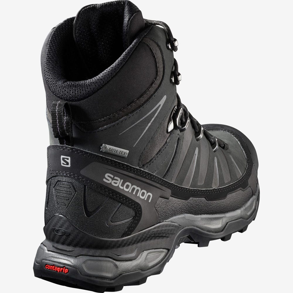 Salomon X ULTRA TREK GORE-TEX Wanderschuhe Herren Schwarz | NHW-846739