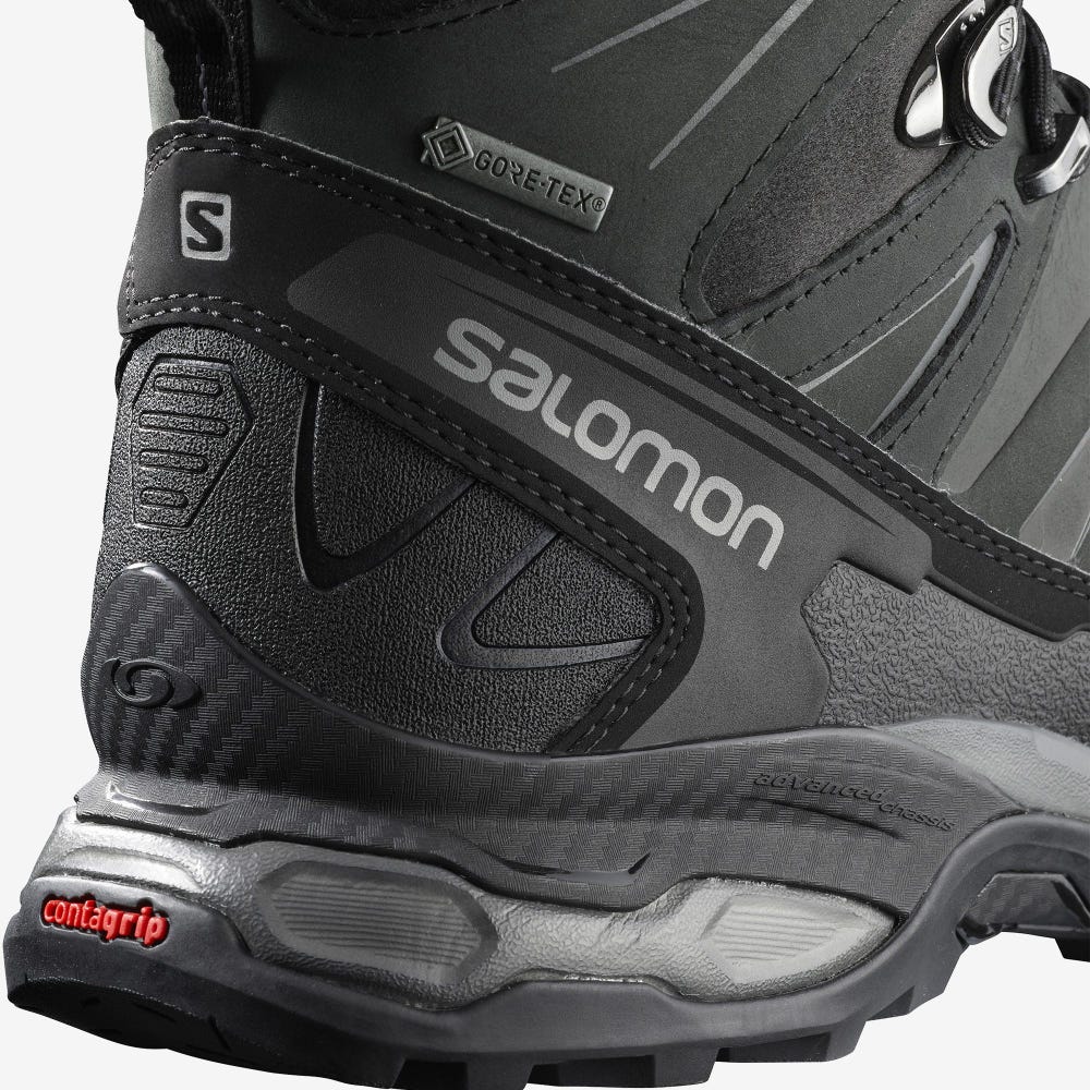 Salomon X ULTRA TREK GORE-TEX Wanderschuhe Herren Schwarz | NHW-846739