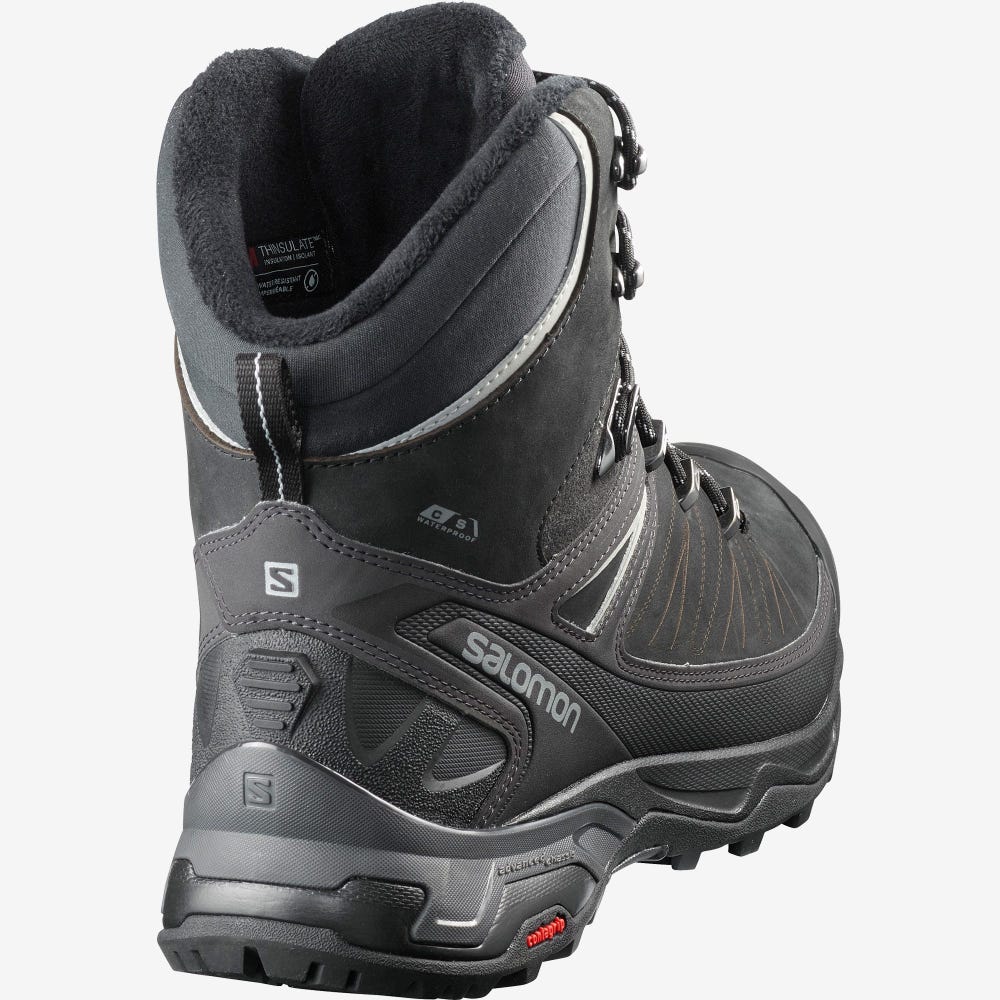 Salomon X ULTRA WINTER CLIMASALOMON™ WATERPROOF 2 Winterschuhe Herren Schwarz | WQB-182065