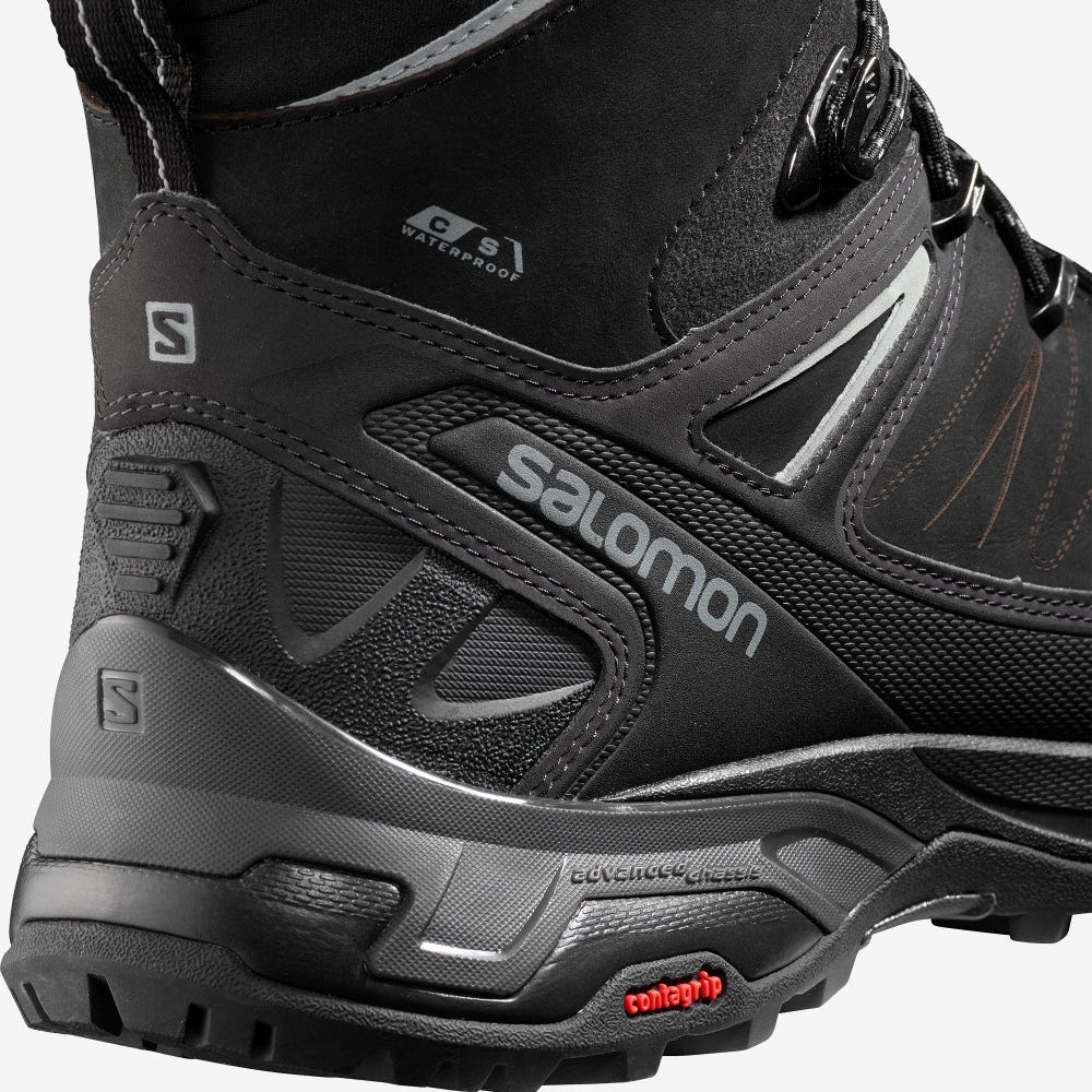 Salomon X ULTRA WINTER CLIMASALOMON™ WATERPROOF 2 Winterschuhe Herren Schwarz | WQB-182065