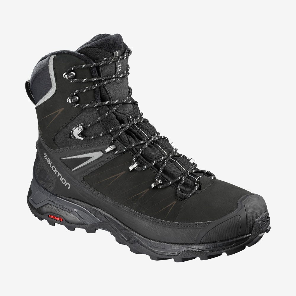 Salomon X ULTRA WINTER CLIMASALOMON™ WATERPROOF 2 Winterschuhe Herren Schwarz | WQB-182065