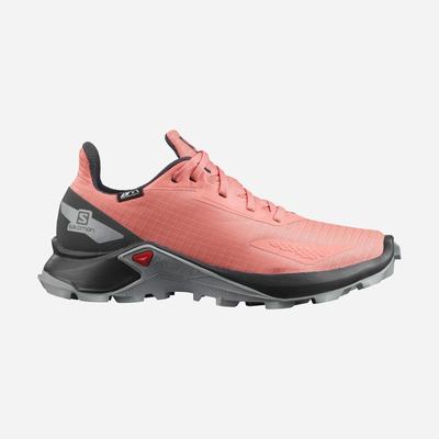 Salomon ALPHACROSS BLAST CLIMASALOMON™ WATERPROOF Trailrunning Schuhe Kinder Koralle | XFN-960253