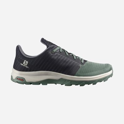 Salomon OUTBOUND PRISM Wanderschuhe Herren Schwarz/Grau | ZUX-574691