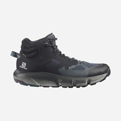 Salomon PREDICT HIKE MID GORE-TEX Wanderschuhe Herren Grau/Schwarz | SRT-102638