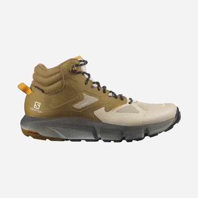 Salomon PREDICT HIKE MID GORE-TEX Wanderschuhe Herren Braun/Beige | VHT-740863