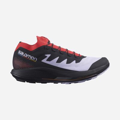 Salomon PULSAR TRAIL PRO Trailrunning Schuhe Herren Lila/Rot/Schwarz | XOH-546028