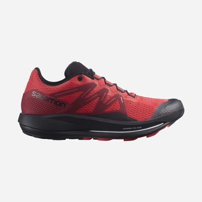 Salomon PULSAR TRAIL Trailrunning Schuhe Herren Rot/Rot/Schwarz | CQT-576289