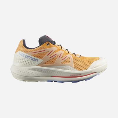 Salomon PULSAR TRAIL Trailrunning Schuhe Damen Orange/HellGelb | LYM-068395