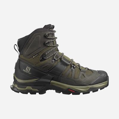 Salomon QUEST 4 GORE-TEX Wanderschuhe Herren Olivgrün | NGF-132049