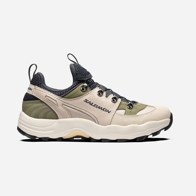 Salomon RAID WIND ADVANCED Sneaker Damen Grau/Beige/Tiefes Grün | ILN-649380