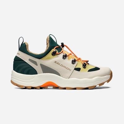 Salomon RAID WIND Sneaker Damen Tiefes Grün/Orange | WQM-032875