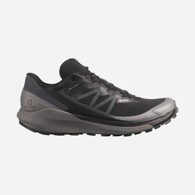 Salomon SENSE RIDE 4 GORE-TEX INVISIBLE FIT Trailrunning Schuhe Herren Schwarz | PXF-236798