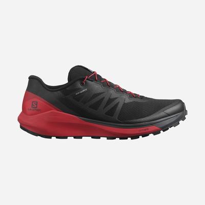 Salomon SENSE RIDE 4 Trailrunning Schuhe Herren Schwarz | OGR-914086