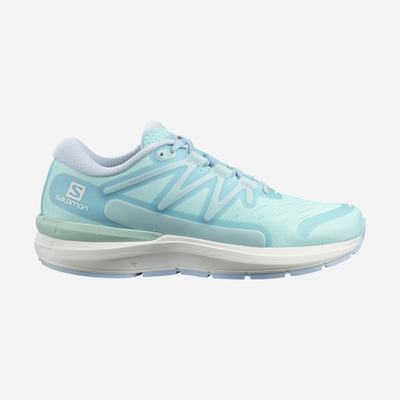 Salomon SONIC 4 Confidence Laufschuhe Damen Türkis/Weiß/Blau | GLV-649021