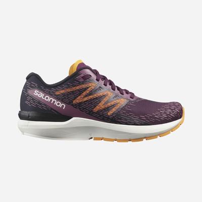 Salomon SONIC 5 BALANCE Laufschuhe Damen Lila/Schwarz/Orange | YVN-085947