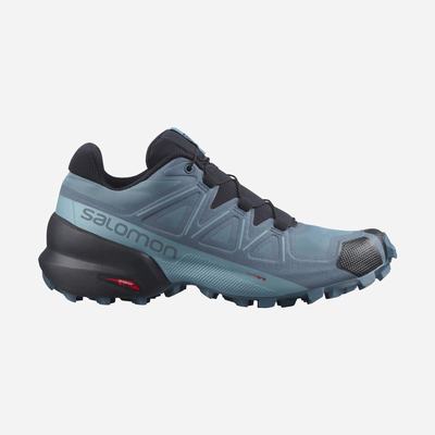 Salomon SPEEDCROSS 5 Trailrunning Schuhe Damen Blau | MEP-302987