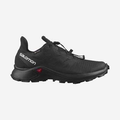 Salomon SUPERCROSS 3 GORE-TEX Trailrunning Schuhe Damen Schwarz | AKS-561928