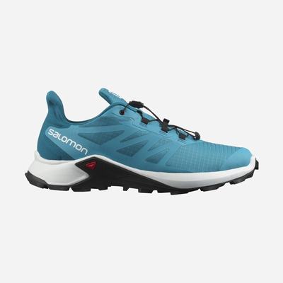 Salomon SUPERCROSS 3 Trailrunning Schuhe Herren Blau/Weiß | SLR-109872