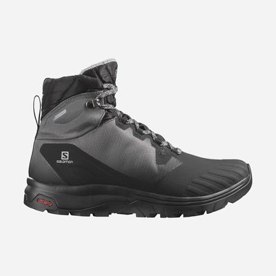 Salomon VAYA BLAZE THINSULATE™ CLIMASALOMON™ WATERPROOF Winterschuhe Damen Schwarz | CUS-256417