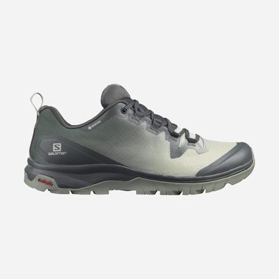 Salomon VAYA GORE-TEX Wanderschuhe Damen Grün/Grau | UYW-519036