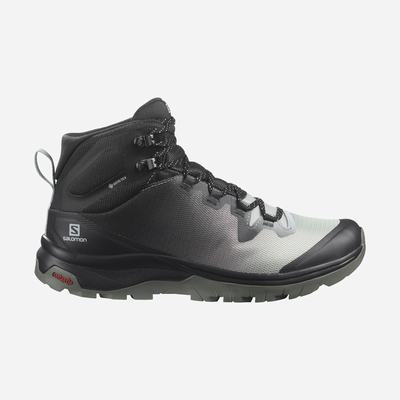 Salomon VAYA MID GORE-TEX Wanderschuhe Damen HellTürkis Grau | NFG-946182