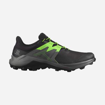 Salomon WILDCROSS 2 Trailrunning Schuhe Herren Schwarz/Grün | BIZ-438219